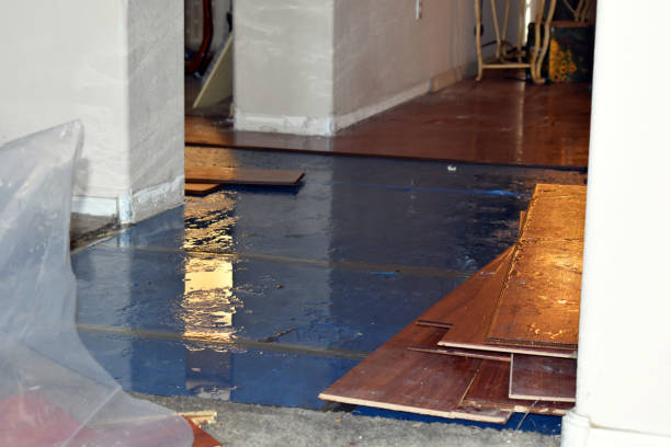 Professional Storm Water Damage Restoration technician working in Pottsville, PA